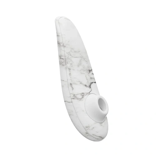Womanizer Marilyn Monroe Classic 2 + Лубрикант 50 мл - Вакуумный стимулятор (белый мрамор)